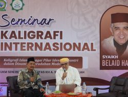 Pertahankan Identitas Seni Santri, UNWAHA Gelar Seminar Khat Internasional