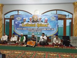 MWC NU Diwek Gelar Lailatul Ijtima, Sarana Pererat Tali Silaturahmi Warga NU