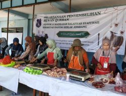 Ponpes Seblak Bagikan Daging Kurban, Diantaranya Ada Titipan dari NU Care Lazisnu PBNU