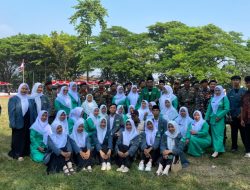 HUT RI ke 80 : GP Ansor dan Banser Sumobito Hadiri Upacara Bendera