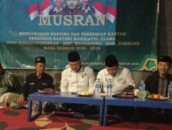 Musyran NU Karangwinongan Mojoagung Hasilkan Kepengurusan Baru
