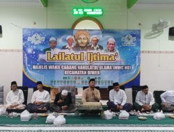 Perkuat Kerukunan Jamaah, MWCNU Diwek Gelar Rutinan Lailatul Ijtima