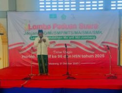 LP Ma’arif NU Jombang Gelar Lomba Paduan Suara Meriahkan Harlah dan HSN 2025 di Tebuireng