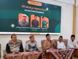 LTN PCNU Jombang Gelar Workshop Kepenulisan Masyayikh, Cetak Penulis Muda Nahdliyin
