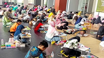 Ratusan Santri Cilik Ramaikan Musabaqah Khat Al-Qur’an pada momen Hari Santri Nasional 2025