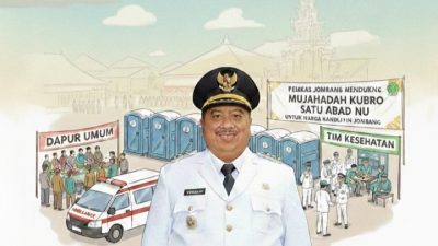 Pemkab Jombang Fasilitasi Jamaah Mujahadah Kubro, Diberangkatkan Langsung Bupati Warsubi di Pendopo