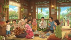 Khutbah Idul Fitri Bahasa Jawa: “Silaturahmi Nyoto minongko Jembatan Fitrah”